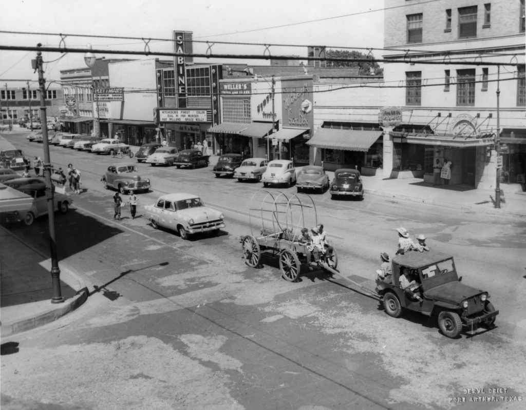 Parade on Proctor St. in downtown Port Arthur
